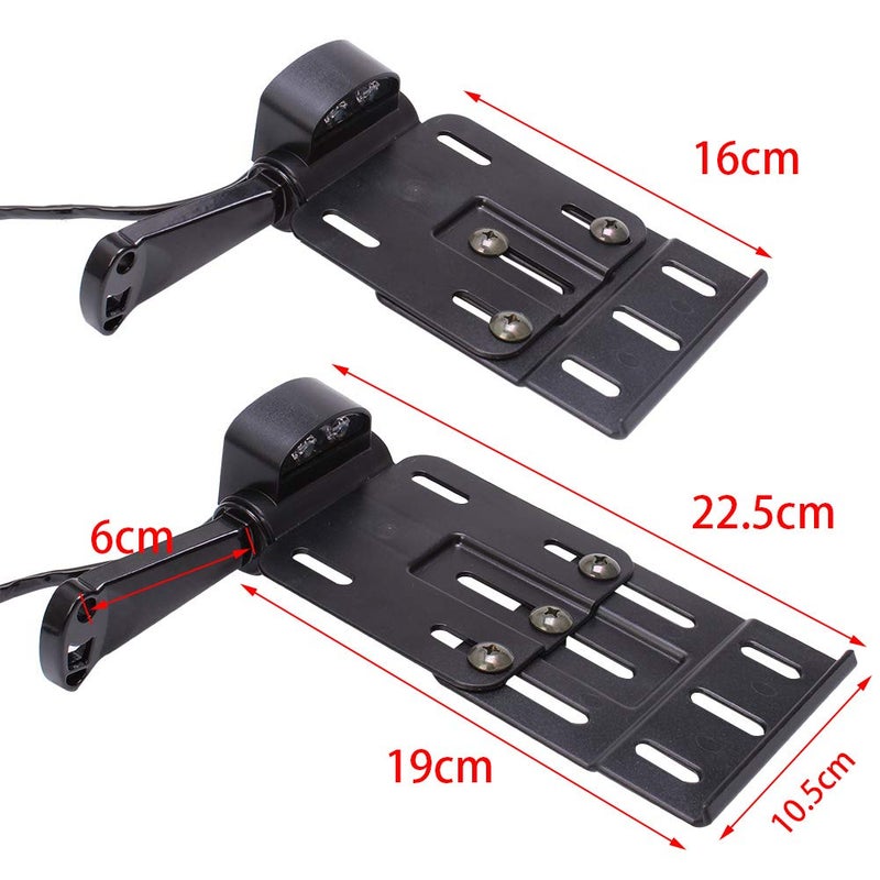 AQIMY Motorcycle LED Light License Plate Frames Side Mount License Plate Holder for Harley Forty Eight Sportster XL1200 XL 883L - Image 5